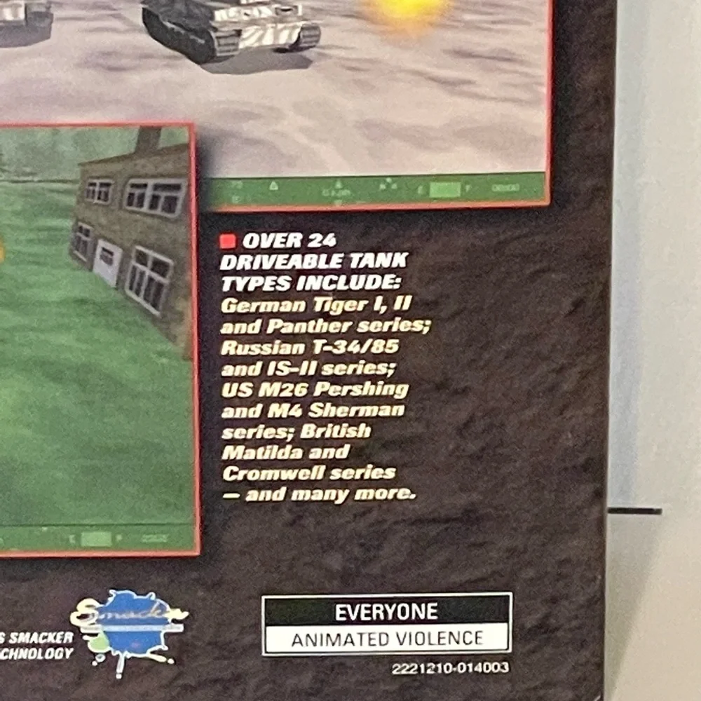Vintage Panzer Commander WWII simulation PC game